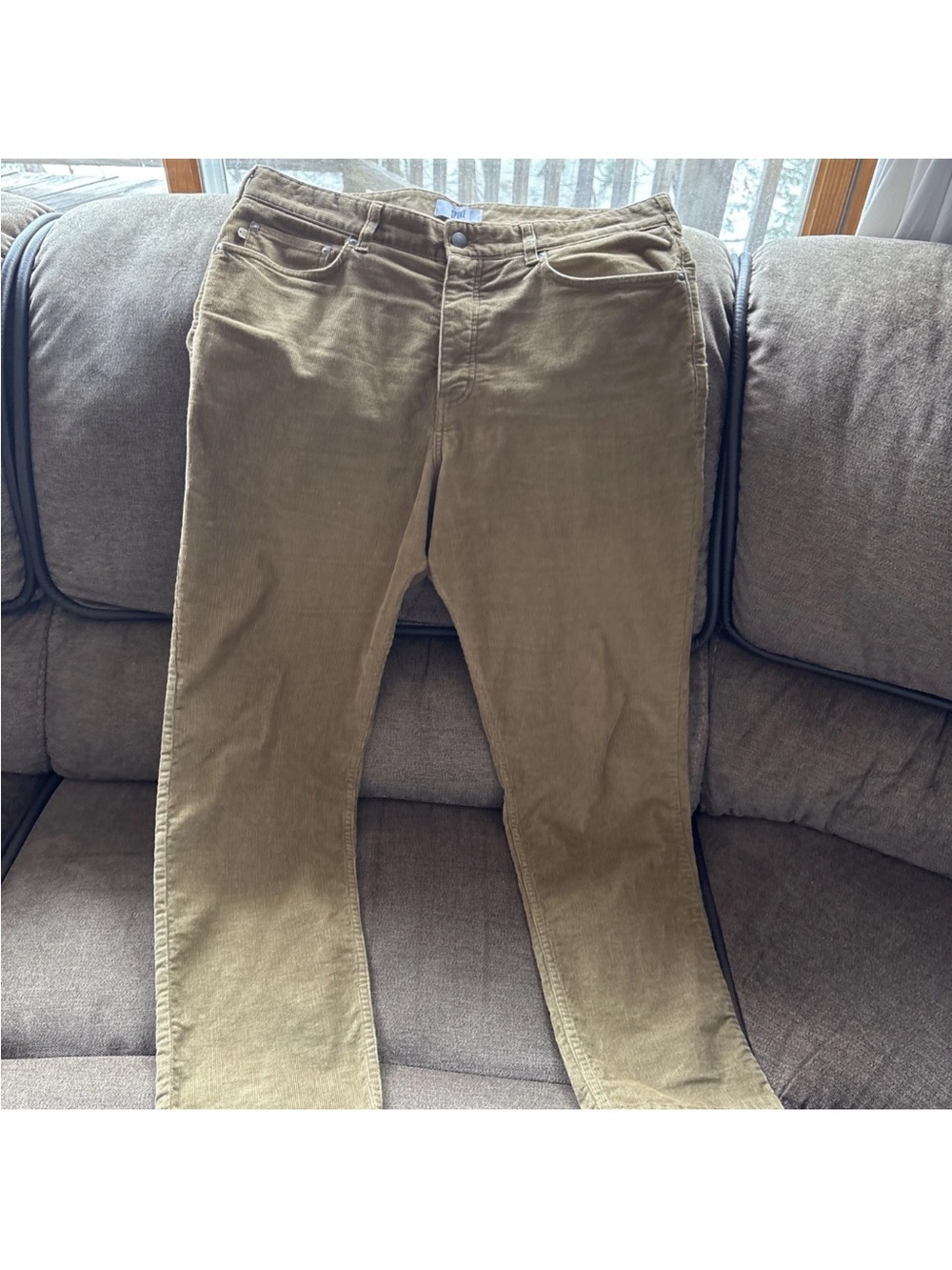 SPOKE Cord Fives Corduroy Pants Size 36x31 Tan  Build C